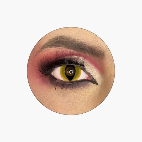 LENTE DE CONTATO POPPER POP VISION OLHOS DE GATO