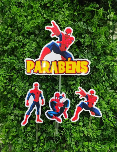 TOPO DE BOLO ISOFESTAS HOMEM ARANHA MOD3