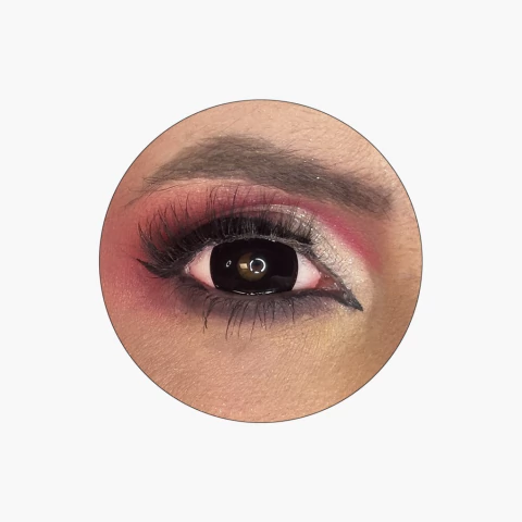 LENTE DE CONTATO POPPER PRETO 17MM