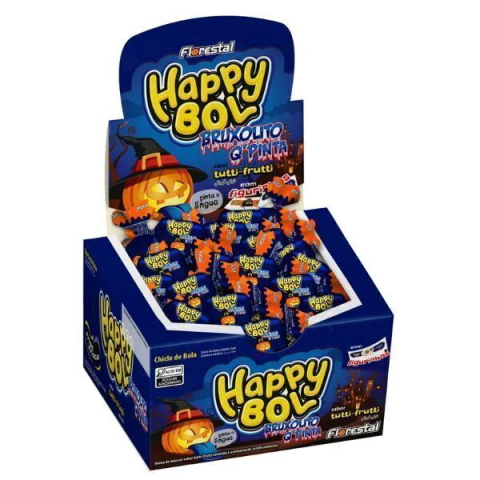CHICLE FLORESTAL 140G HAPPY BOL BRUXOLITO Q'PINTA