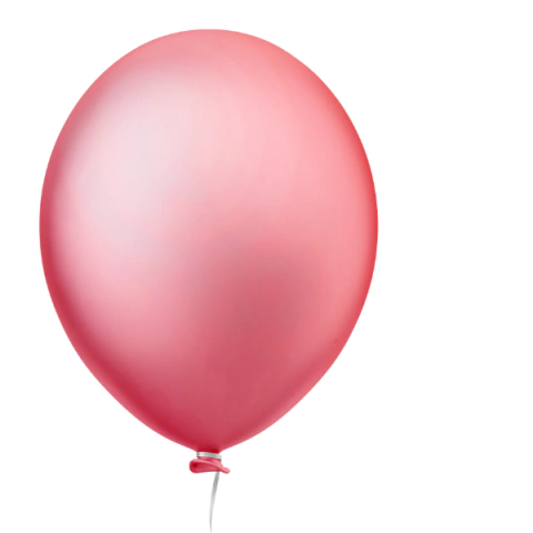 BALAO N9 HAPPY DAY C/25 NEON VERMELHO