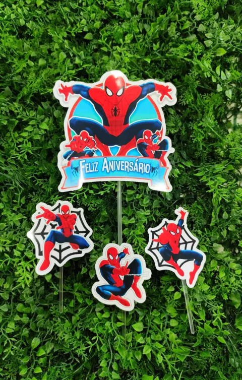TOPO DE BOLO ISOFESTAS HOMEM ARANHA MOD2