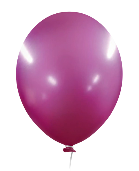 BALAO N9 HAPPY DAY C/25 ALUMINIO FUCSIA