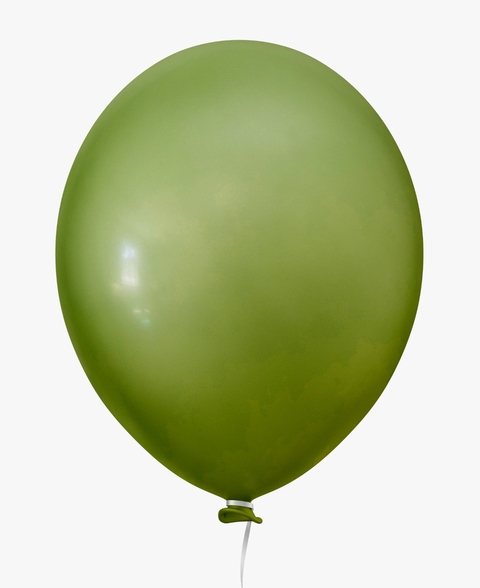 BALÃO N8 HAPPY DAY C/50 VERDE EUCALIPTO