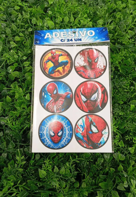 ADESIVO REDONDO ISOFESTAS HOMEM ARANHA