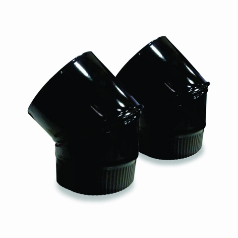 PACK x2 CODO 45° Enlozado 6"