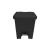 Lixeira Quadrada Com Pedal - COR: Preto, VOL: 15L