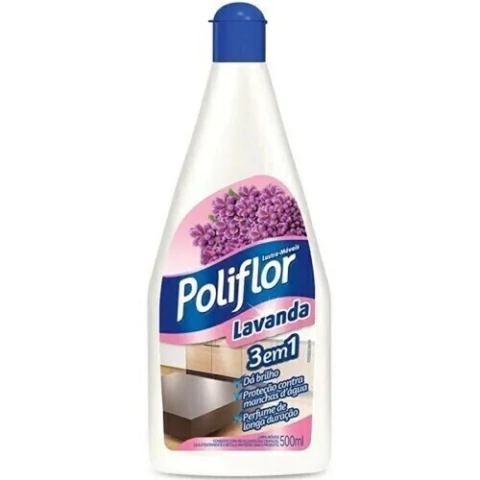 Lustra Móveis Poliflor Lavanda - 500mL