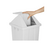 Lixeira Quadrada Tampa Basculante - COR: Branco, Vol: 100L - comprar online