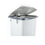 Lixeira Quadrada Com Pedal - COR: Branco, VOL: 15L - comprar online