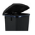 Lixeira Quadrada Com Pedal - COR: Preto, VOL: 15L - comprar online