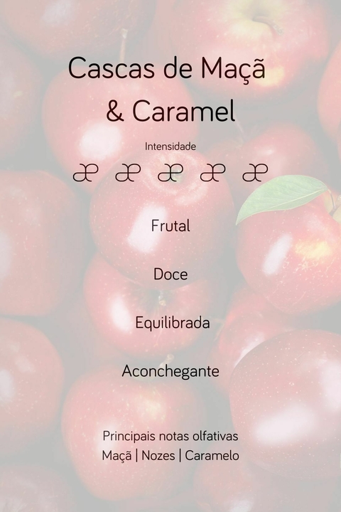 Vela Perfumada Cascas de Maçã & Caramel 190g na internet