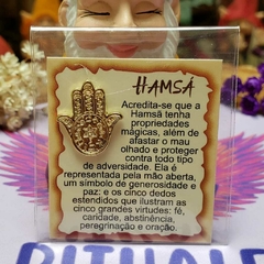 Mini Talismã da Sorte de Bolsa ou Carteiras - Hamsá