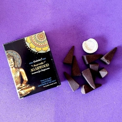 Incenso Natural Cone Cascata Goloka - Agarwood - comprar online