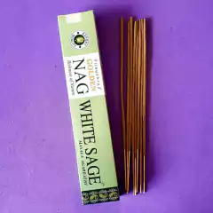Incenso Sálvia Branca de Massala - Golden Nag Indiano - comprar online