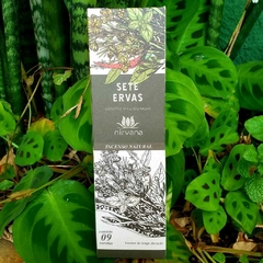 Incenso Natural Nirvana - Sete Ervas: Contra mau olhado
