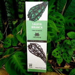 Incenso Natural Nirvana - Sálvia Branca: Cura Espiritual