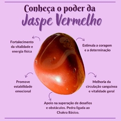 Pingente Jaspe Vermelho - Vitalidade e Proteção - comprar online