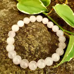 Pulseira Quartzo Rosa Esfera - Amor e Compaixão - Rituale 