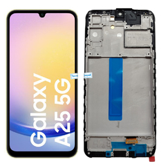 Pantalla Display Para Samsung A25 5g Calidad Oled Con Marco - comprar online