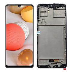 Modulo Pantalla Para Samsung A42 A426 5g Cal. Oled Con Marco - comprar online