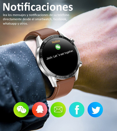 Smartwatch L13c Electrocardiograma Ecg Calculadora Llamadas - comprar online