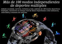 Imagen de Smartwatch K59 Reloj Inteligente Outdoor Táctico Sport Militar