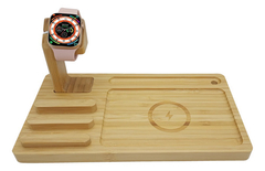 Imagen de 2 en 1 - Base De Carga Y Smartwatch w27 pro Inalámbrico C/malla Extra