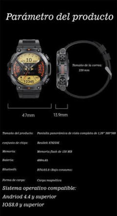 Reloj Smartwatch K56 Pro Deportivo, Llamada, Notificaciones en internet