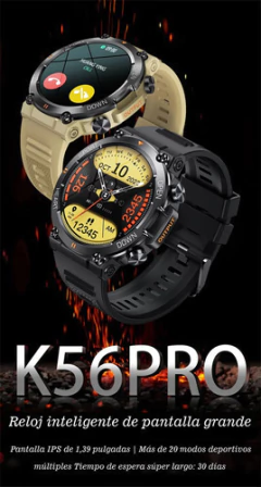 Reloj Smartwatch K56 Pro Deportivo, Llamada, Notificaciones en internet