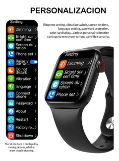 Reloj Inteligente Smartwatch W12 Bluetooth Para Android Ios - comprar online
