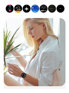 Smartwatch Elegante Para Samsung iPhone U18 en internet