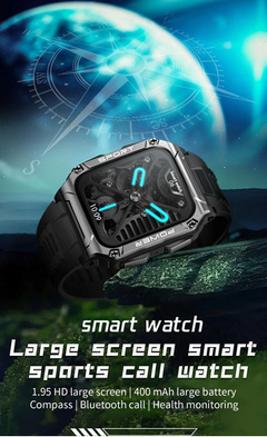 Imagen de Reloj Smartwatch Nx6 Bluetooth, Brújula, Llamadas, Ip68