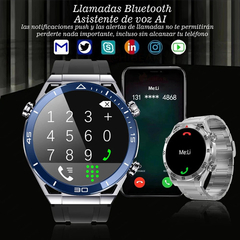 Smart Watch Metal Hombre Fashion Elegante Para Android E Ios en internet