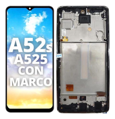 Modulo Pantalla Para Samsung A52s Con Marco Calidad Oled