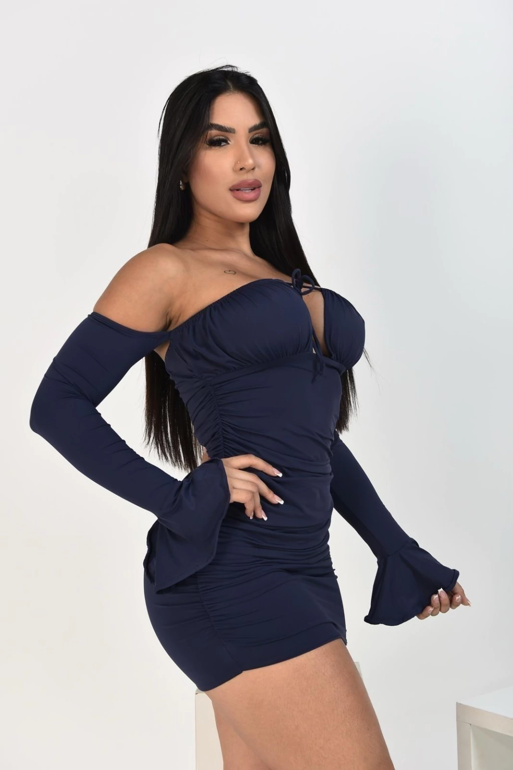 Vestido sal e pimenta 370