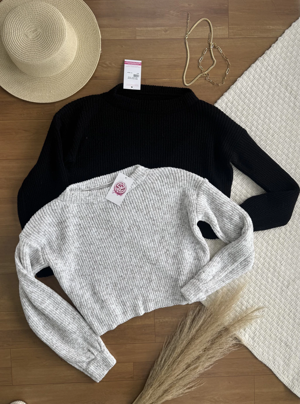Blusa tricot Lavínia lisa (cores)