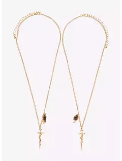PRÉ ENCOMENDA - Conjunto de colar com adaga e pingente de coração da Melanie Martinez Portals Best Friend - comprar online