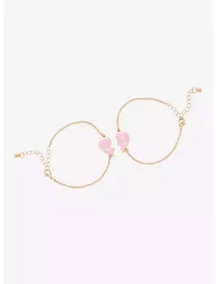 PRÉ ENCOMENDA - Conjunto de pulseiras Melanie Martinez K-12 Heart Best Friends na internet