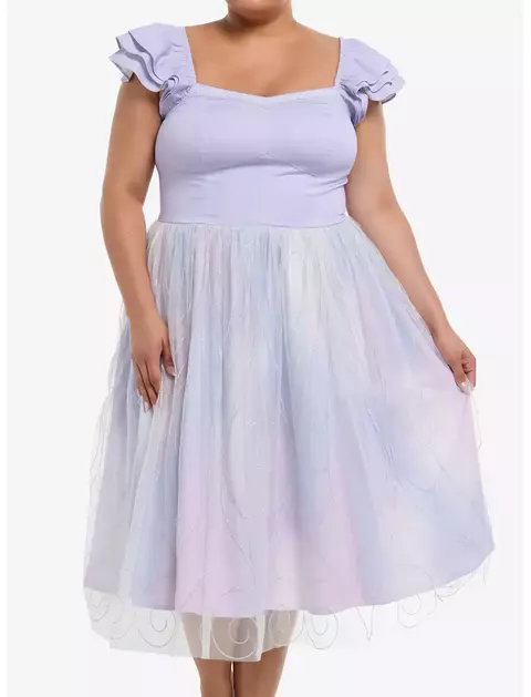 PRÉ ENCOMENDA - Vestido Glinda Glitter Plus Size Her Universe Wicked Exclusivo Her Universe - comprar online