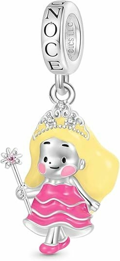 PRÉ ENCOMENDA - Pingente Glinda a Boa Bruxa Prata S925 - Gnoce - Wicked