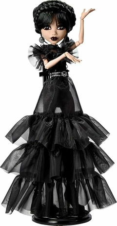 PRÉ ENCOMENDA - Boneca Monster High Wednesday, colecionável Rave'N Wednesday