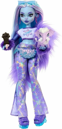 PRÉ ENCOMENDA - Boneca Monster High, Abbey Bominable Yeti com Mammoth Tundra - ORIGINAL