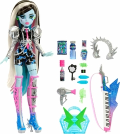 PRÉ ENCOMENDA - Boneca Monster High, Frankie Stein Rockstar animado com acessórios - ORIGINAL - comprar online