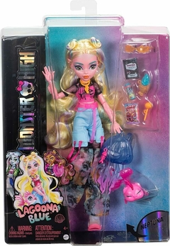 PRÉ ENCOMENDA - Boneca Monster High Lagoona Azul com camiseta de malha e calça cargo - ORIGINAL - loja online