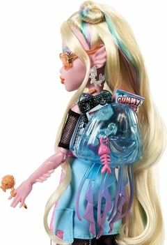 PRÉ ENCOMENDA - Boneca Monster High Lagoona Azul com camiseta de malha e calça cargo - ORIGINAL - Butterflies Perfumes