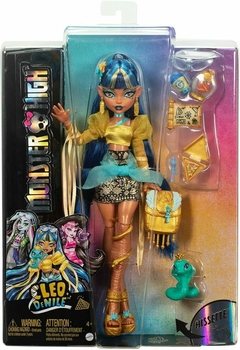 PRÉ ENCOMENDA - Boneca Cleo De Nile Monster High com blusa dourada e saia - ORIGINAL - Butterflies Perfumes