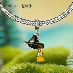 PRÉ ENCOMENDA - Pingente de chapéu Elphaba Wicked prata esterlina S925 - GNOCE - loja online