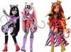 PRÉ ENCOMENDA - Pacote com três bonecas Monster High da Mattel, a banda Hissfits com Toralei Stripe, Meowlody e Purrsephone - ORIGINAL