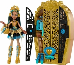 PRÉ ENCOMENDA - Conjunto de bonecas e acessórios Monster High Skulltimate Secrets, Monster Mysteries Cleo De Nile - ORIGINAL